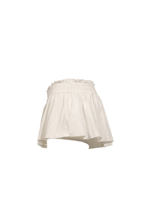 HONEY EYELET SHORTS / WHT