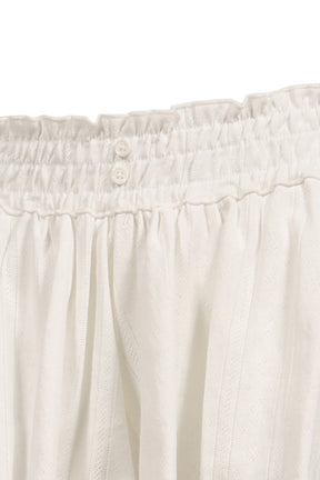 HONEY EYELET SHORTS / WHT