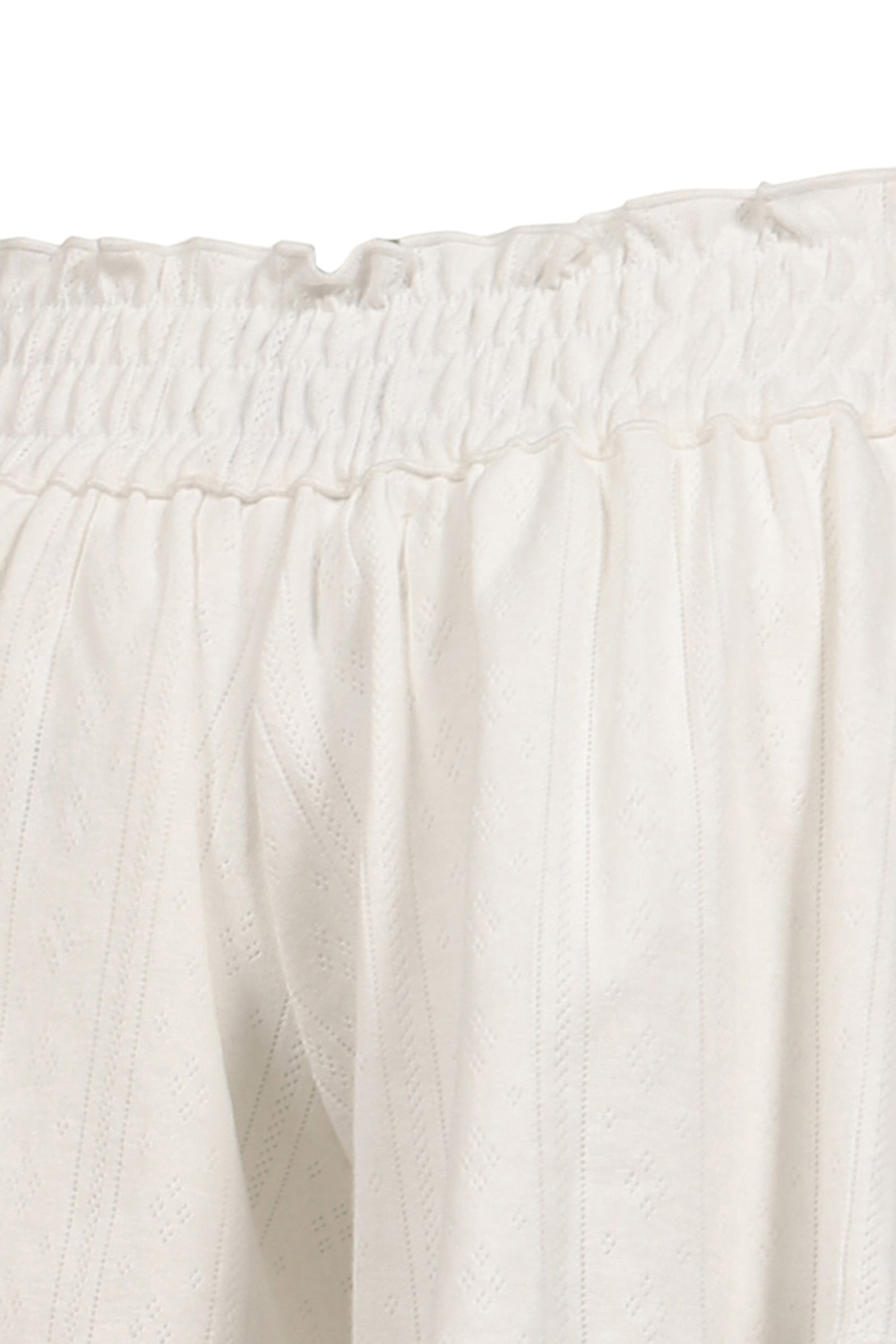 HONEY EYELET SHORTS / WHT