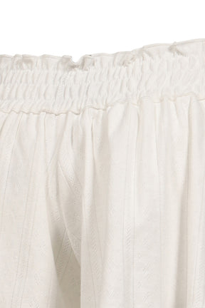 HONEY EYELET SHORTS / WHT