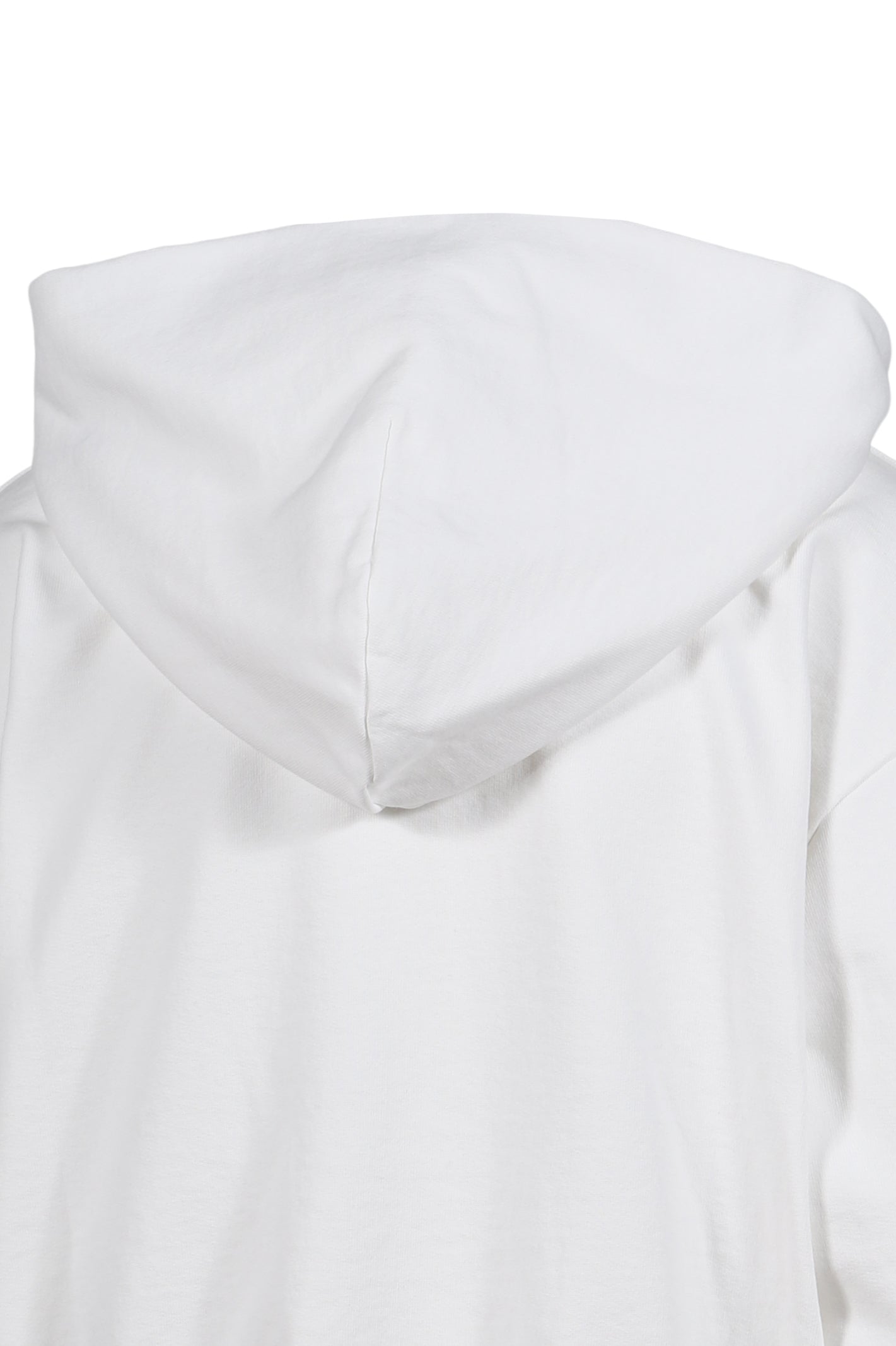 HOMERUN CROPPED ZIP HOODIE / WHT 