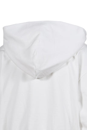 HOMERUN CROPPED ZIP HOODIE / WHT 