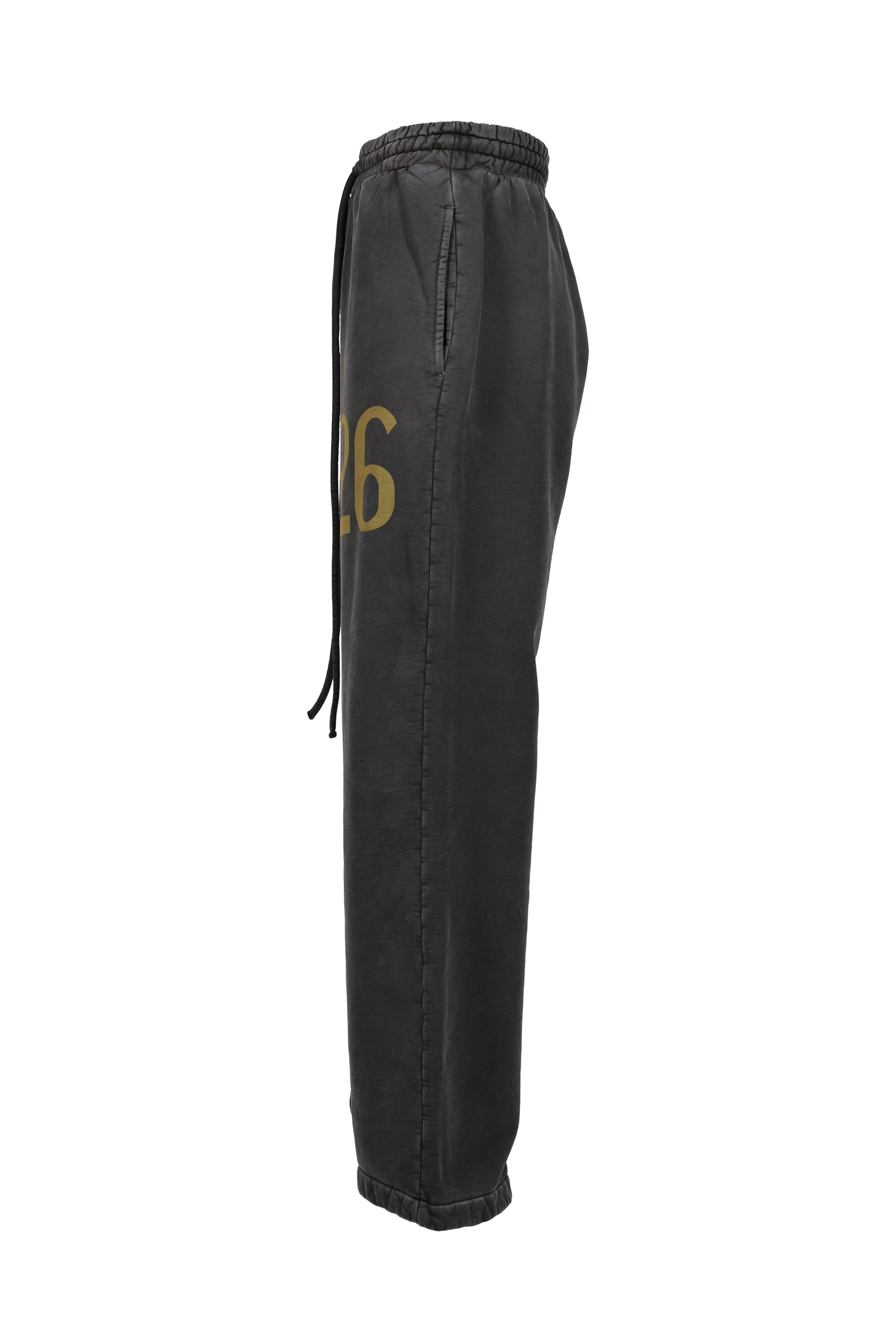 "26" WIDE LEG SWEATPANT / OFF BLK