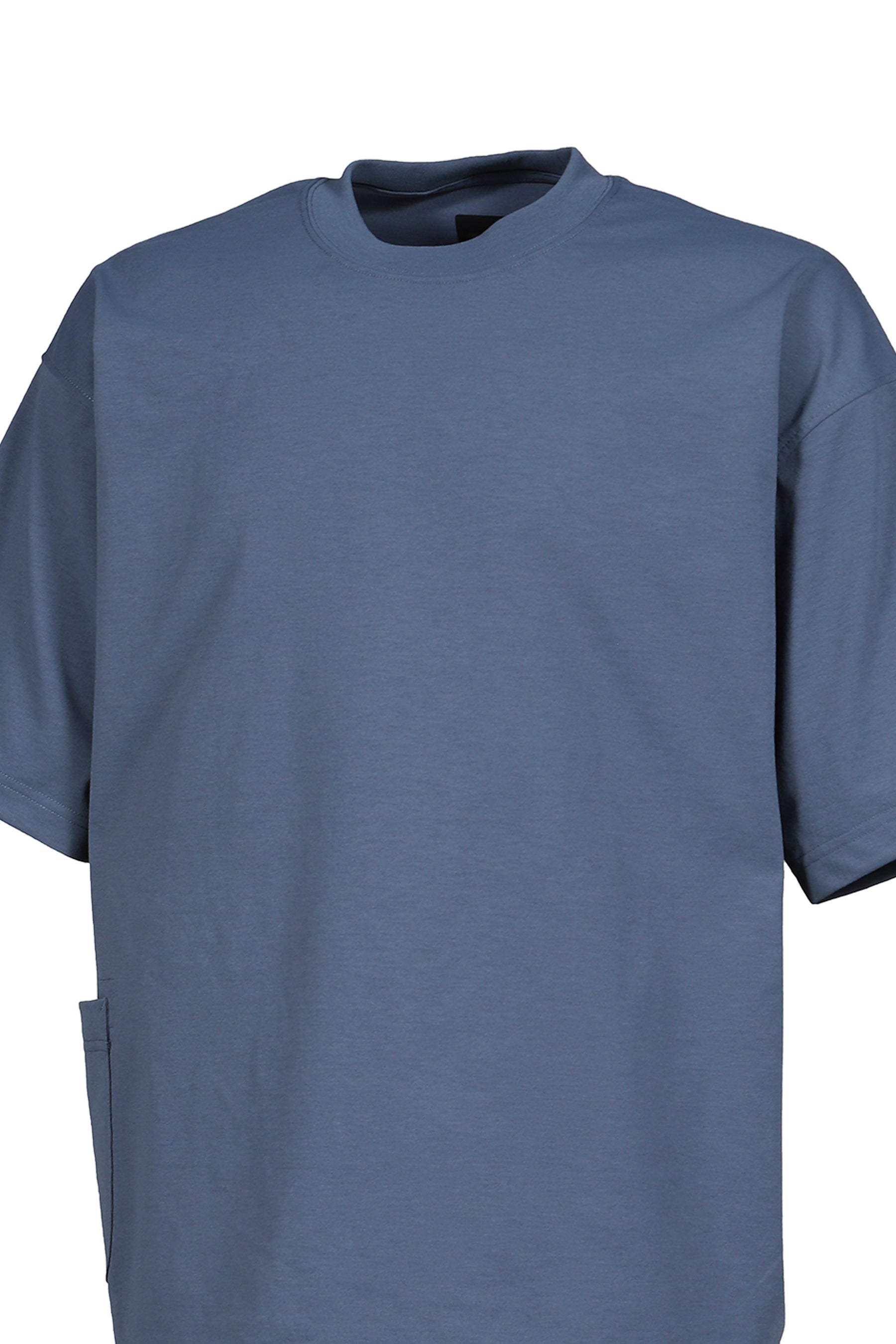 TECH SIDE POCKET S/S TEE / SMOKE BLU