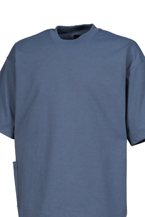 TECH SIDE POCKET S/S TEE / SMOKE BLU