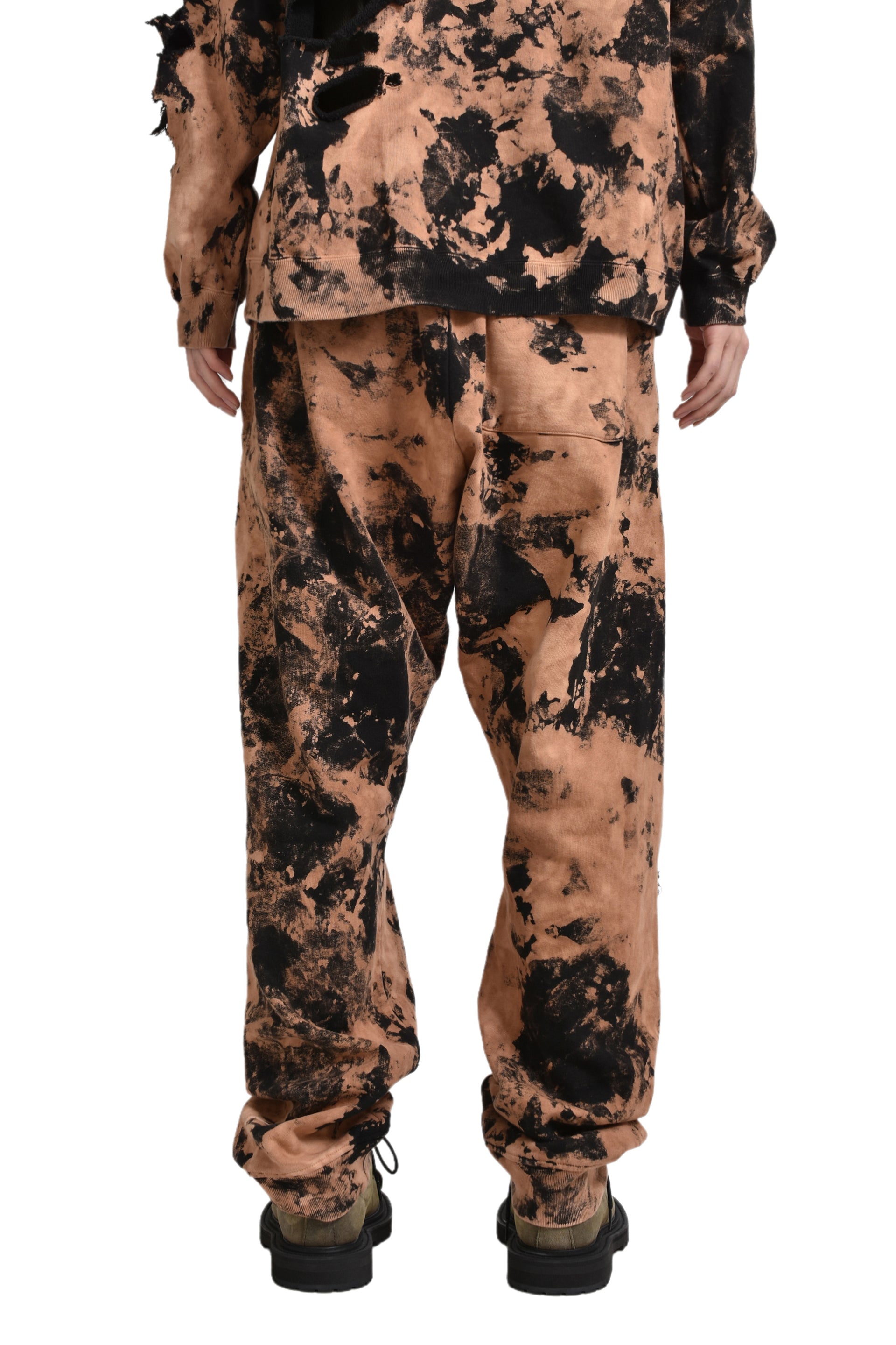 JUN/NAKAYAMA DISTRESSED SWEATPANTS / SAND