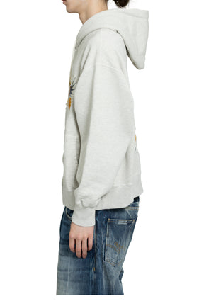 SUKAJAN EMB ZIP HOODIE AGED / AGED OATMEAL