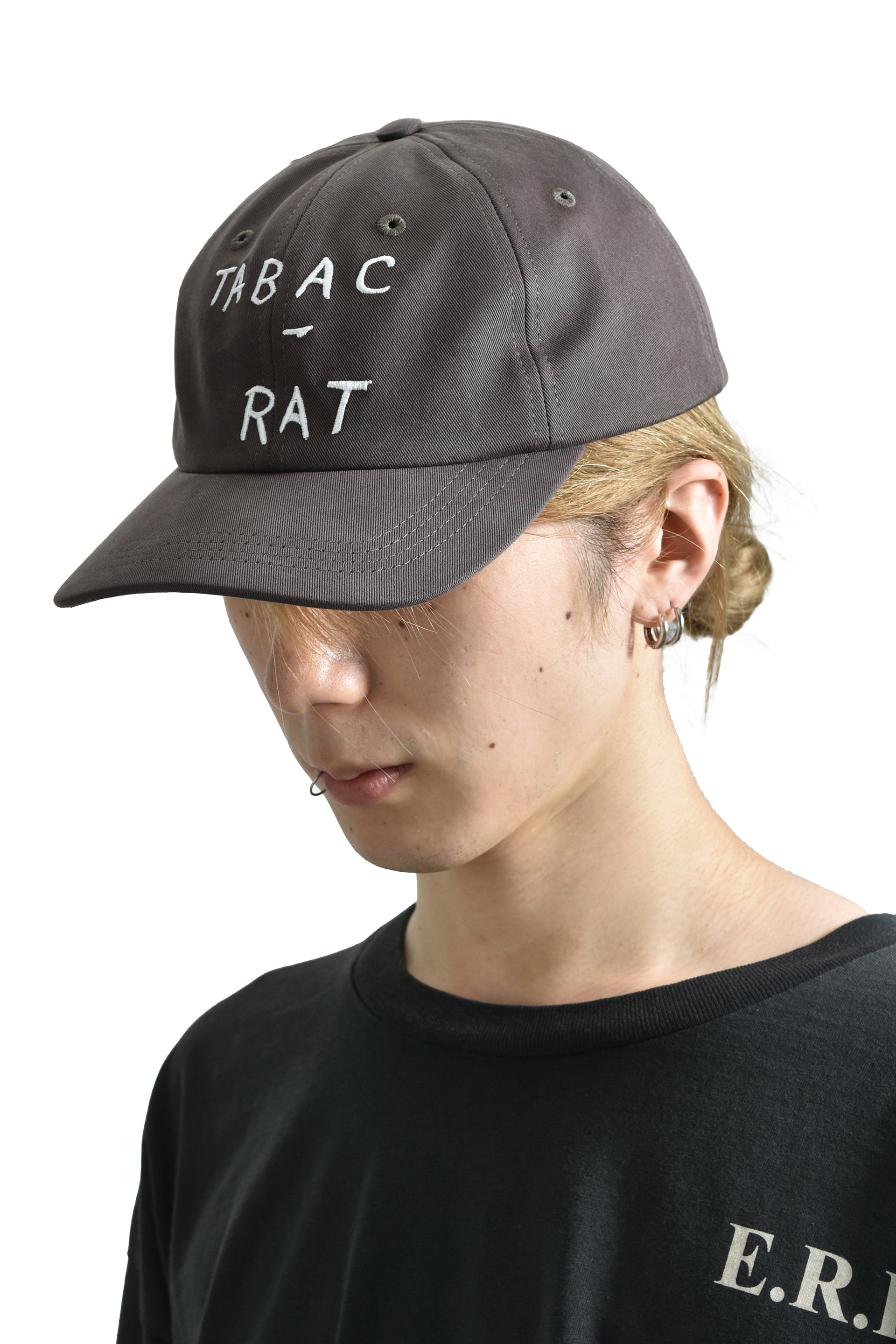 TABAC RAT 6-PANEL HAT / BLK