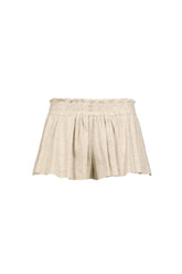 HONEY EYELET SHORTS / MELANGE GRY