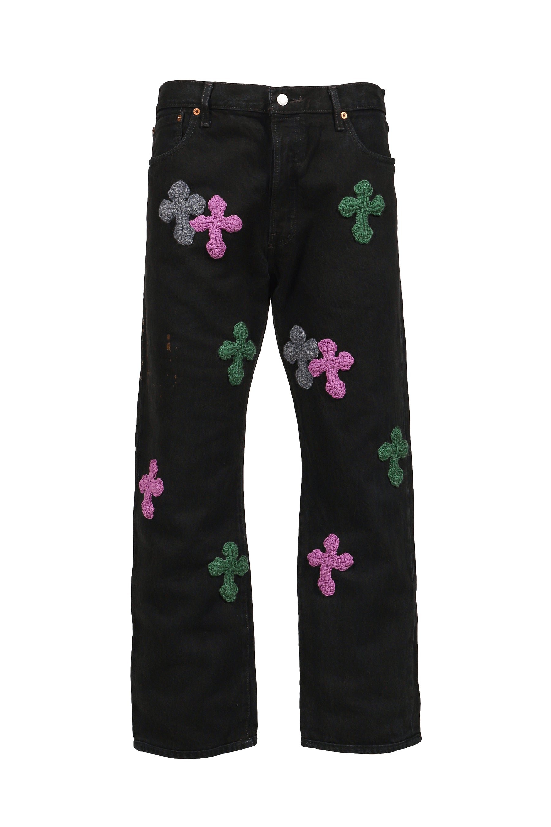 3D CROSS BLACK DENIM / BLK