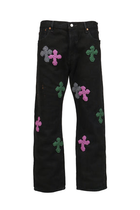 3D CROSS BLACK DENIM / BLK