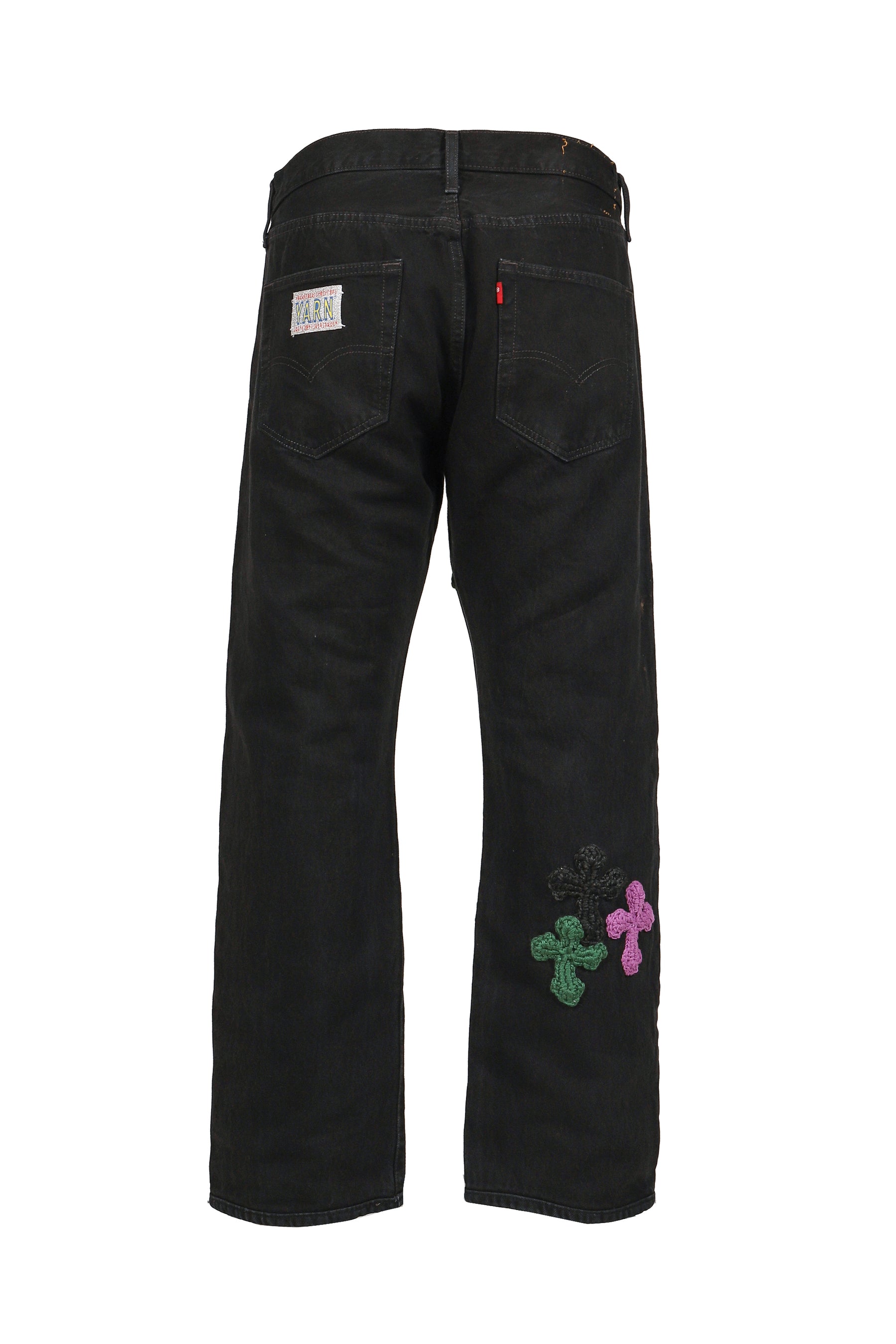 3D CROSS BLACK DENIM / BLK