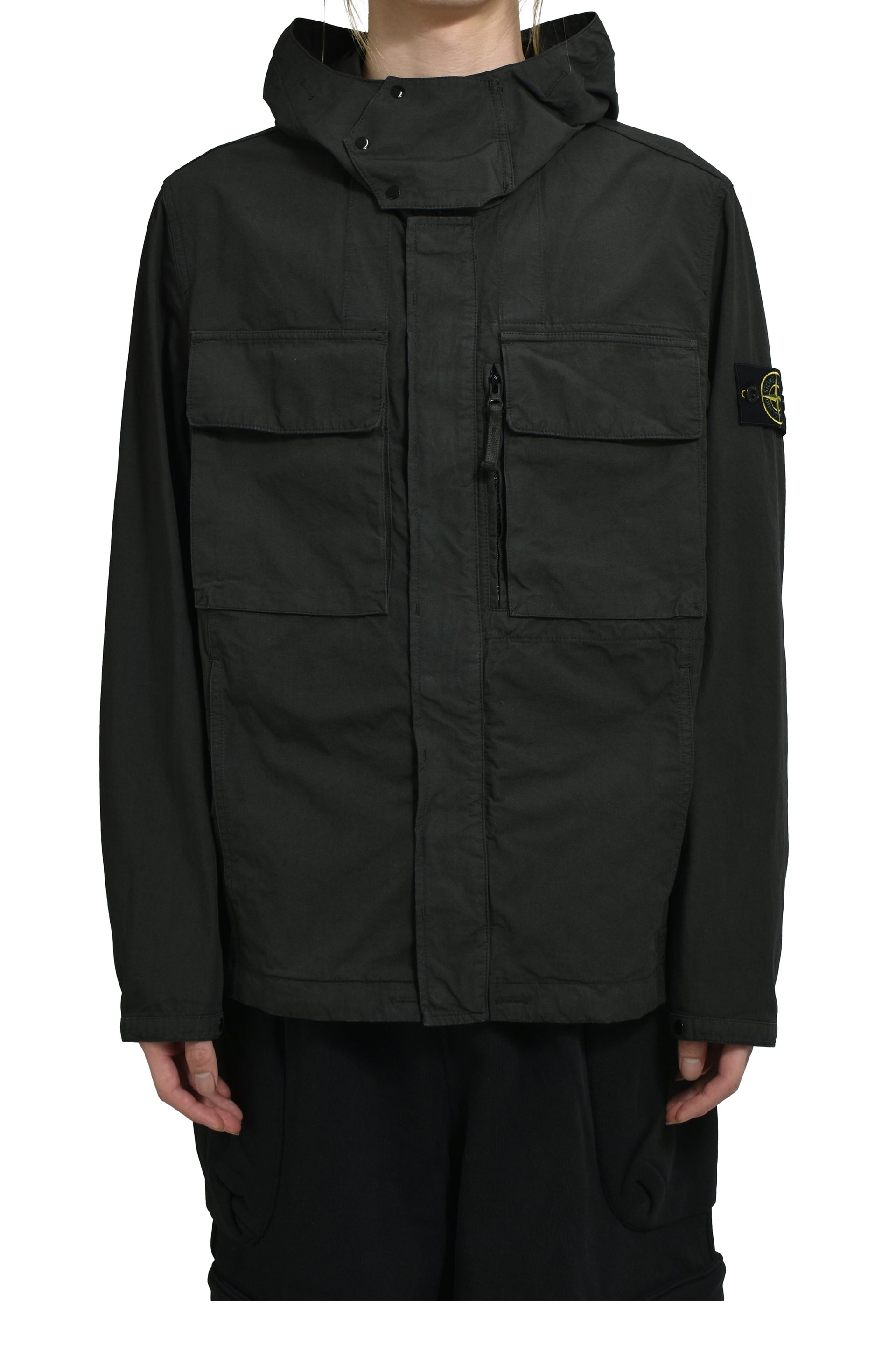 SHORT PARKA / LEAD GRY