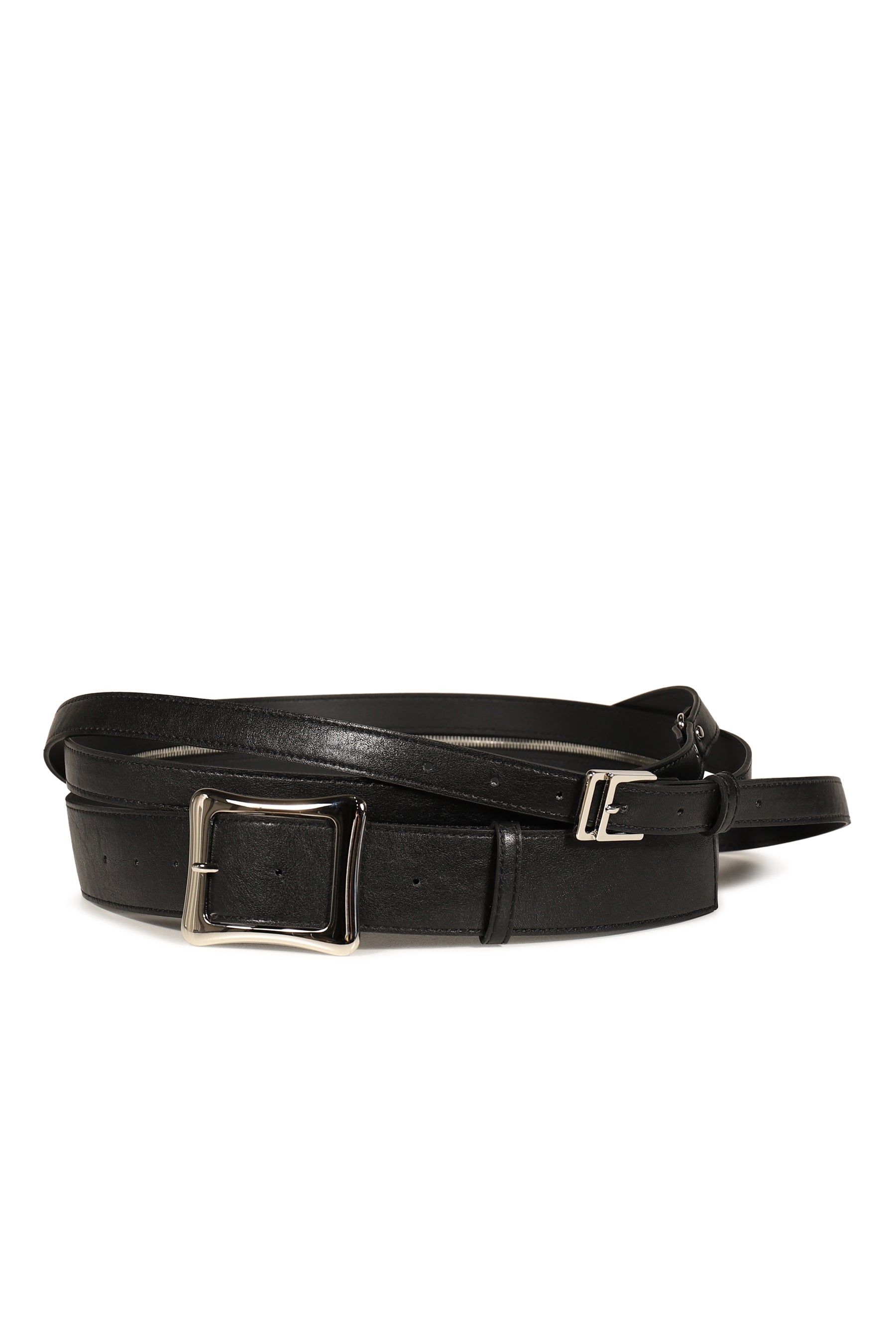 DUAL LAYERED BELT / BLK