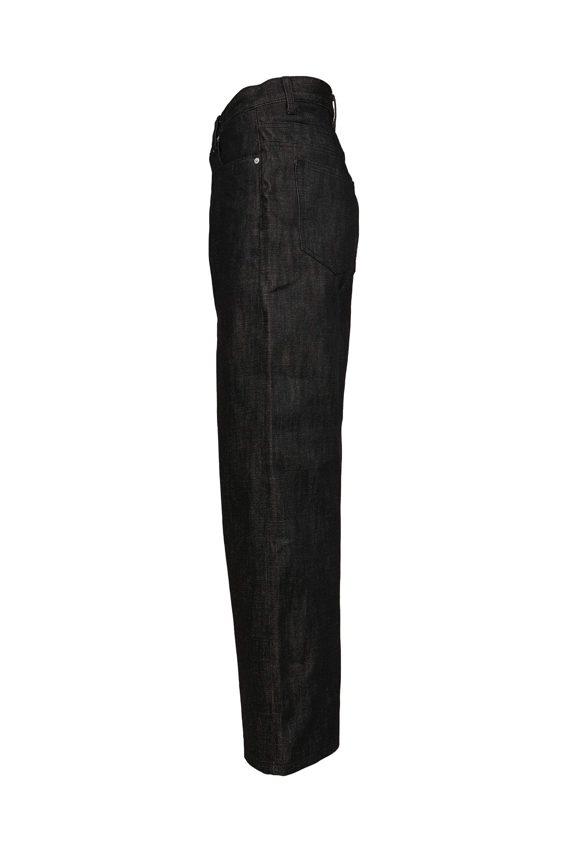 NO/FAITH STUDIOS SS26 RAW DENIM JAPANESE LOOSE FIT / BLK - NUBIAN