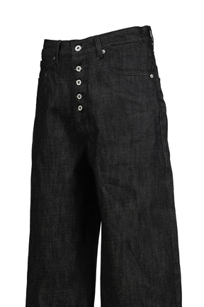 RAW DENIM JAPANESE LOOSE FIT / BLK