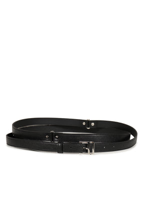 DUAL LAYERED BELT / BLK