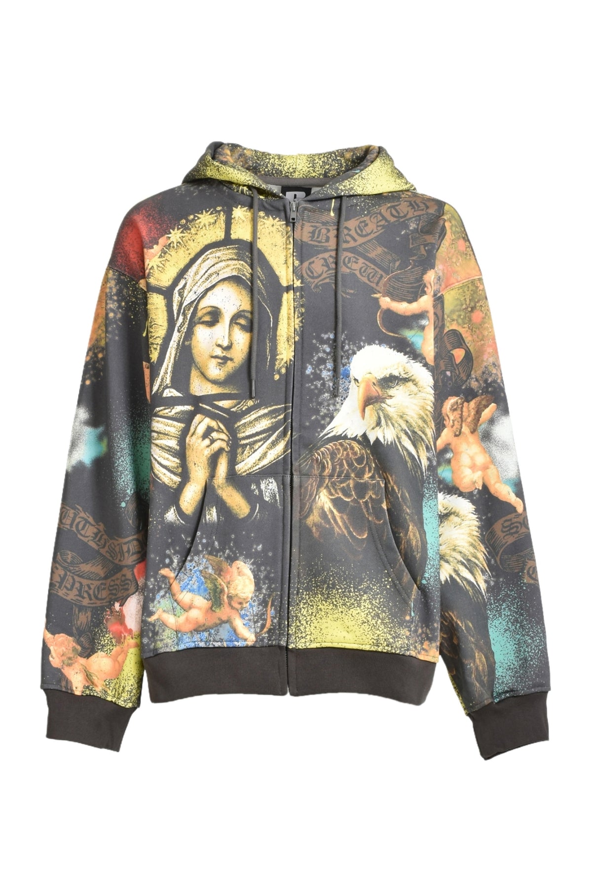 MARIA ALL OVER ZIP HOODIE / CHA