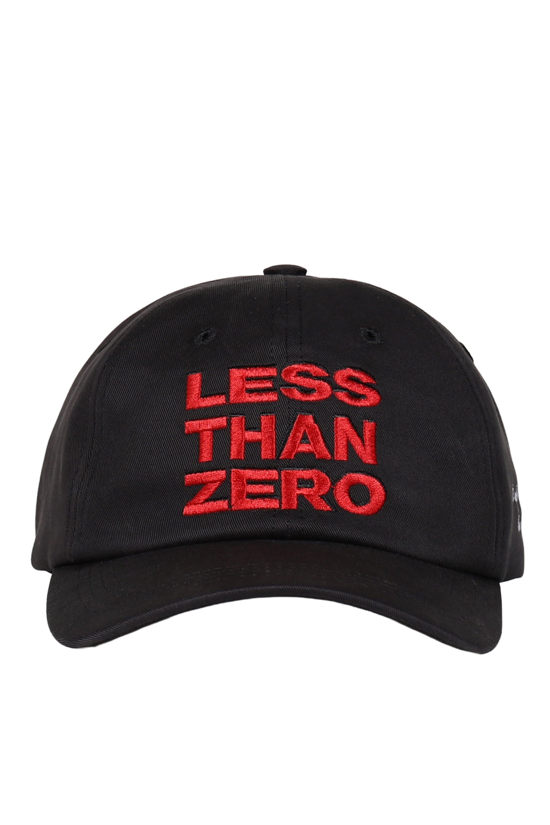LESS THAN ZERO 6-PANEL HAT / BLK