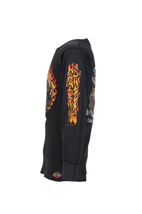 CARIBOU MAINE LS THERMAL / BLK 