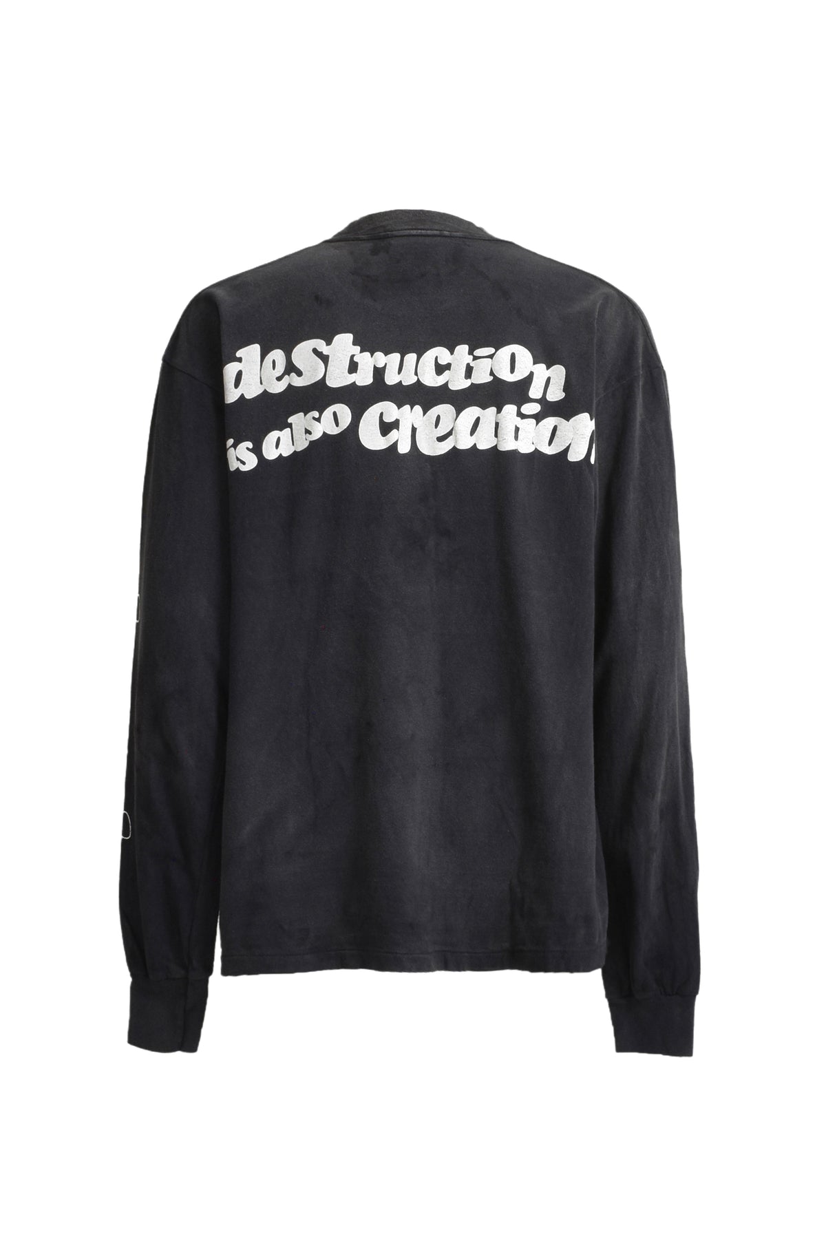 L/S T-SHIRT DESTRUCTION BLK