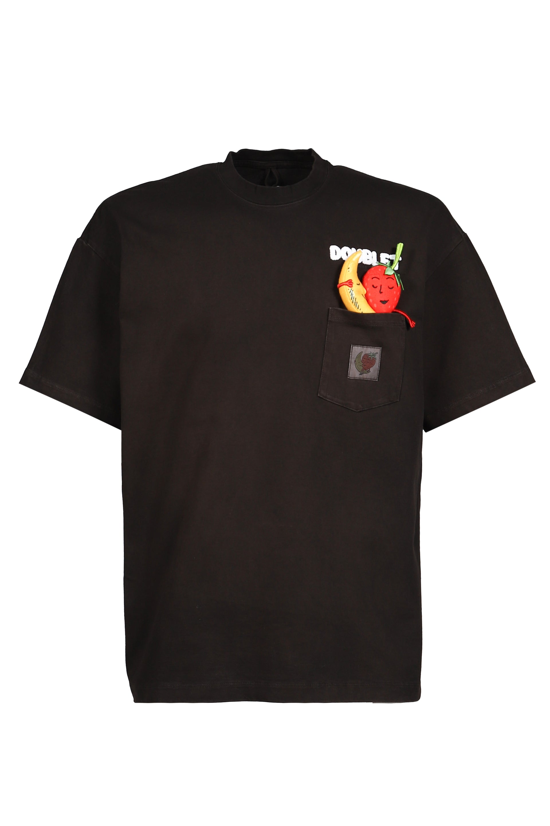 MUD-DYED T-SHIRT WITH SHFU / MUD