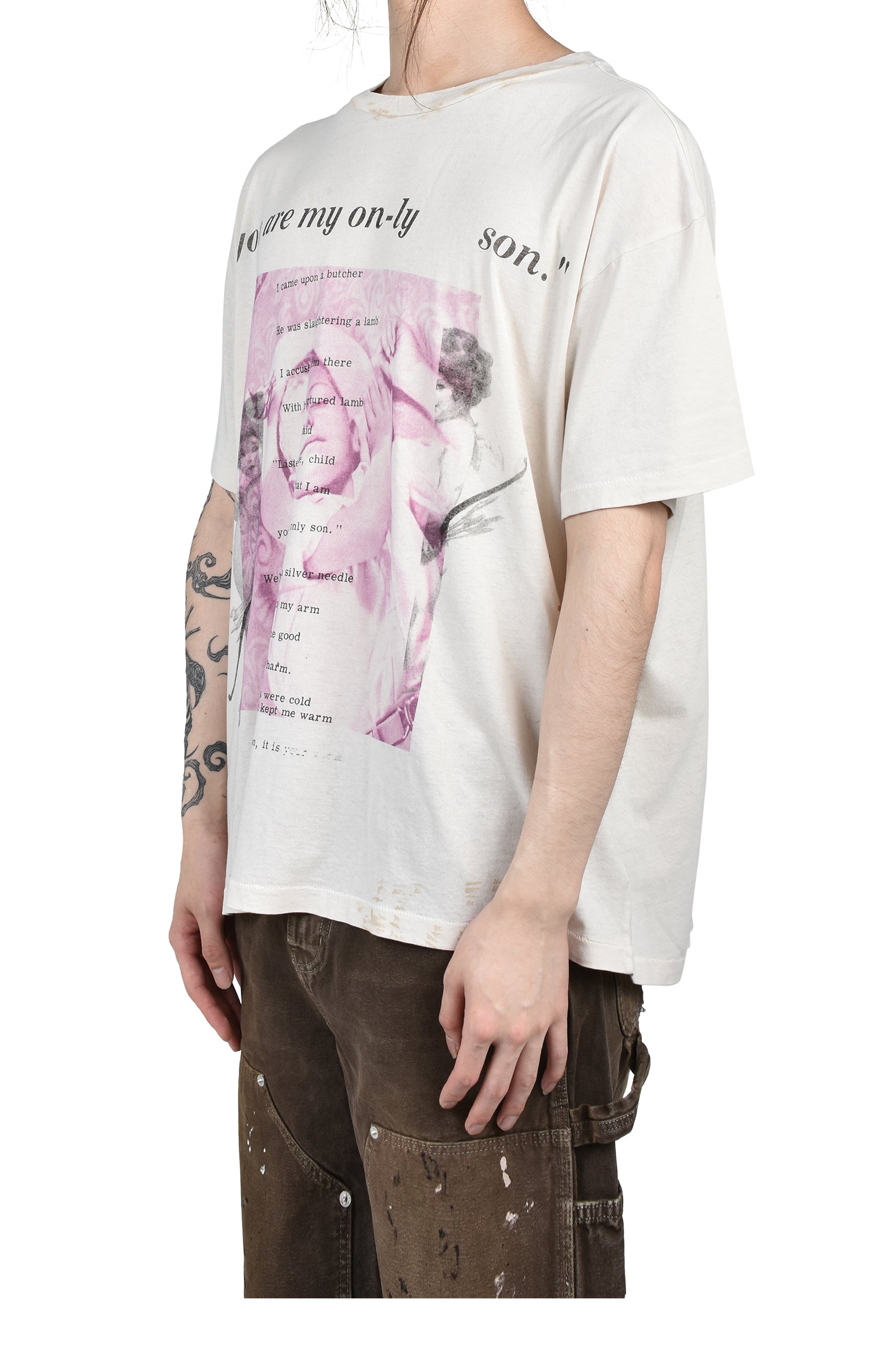 ONLY SON T-SHIRT / DIRTY WHT