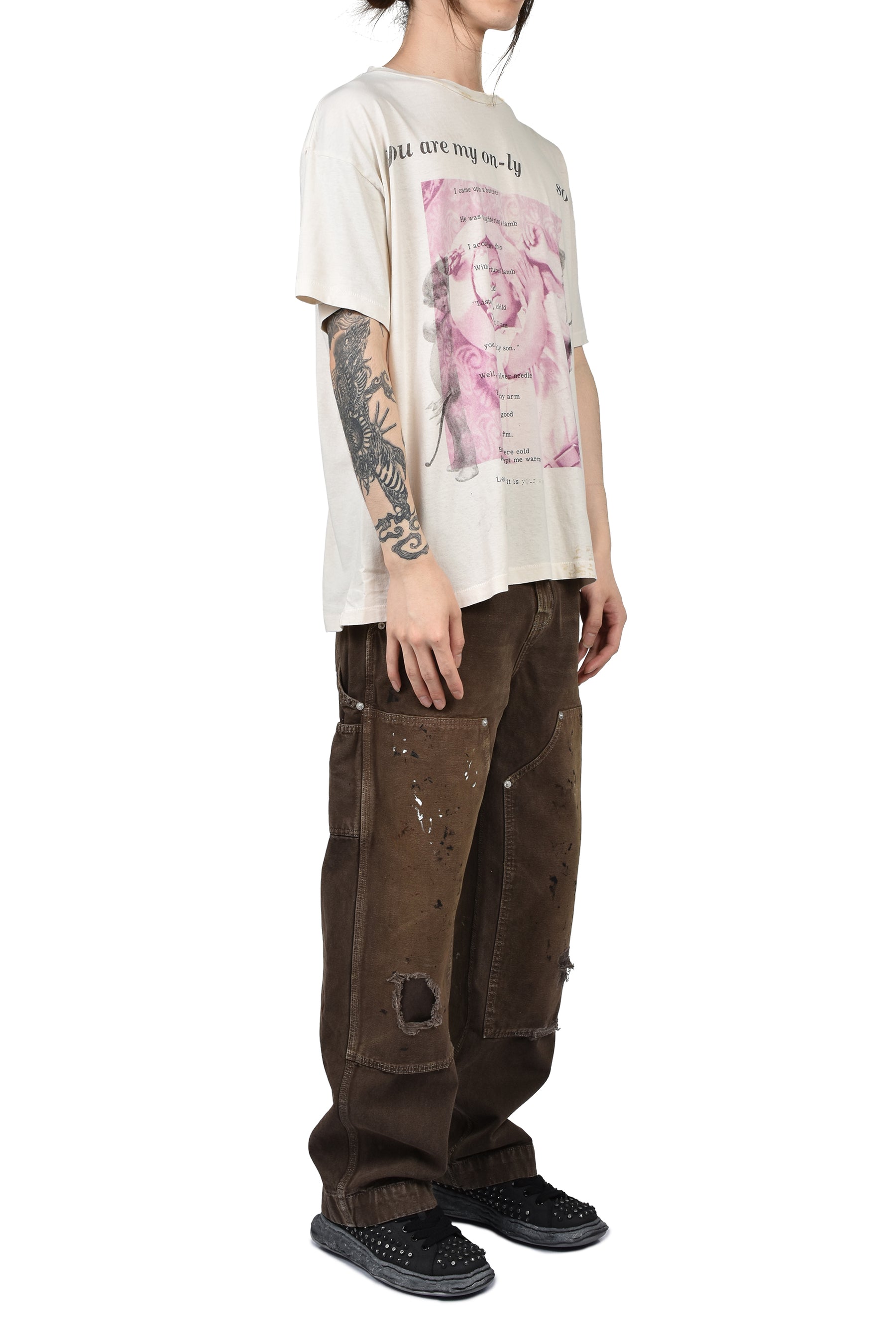 ONLY SON T-SHIRT / DIRTY WHT