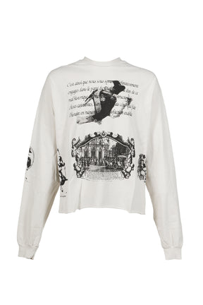 NAPOLEON LS T-SHIRT / FADED WHT