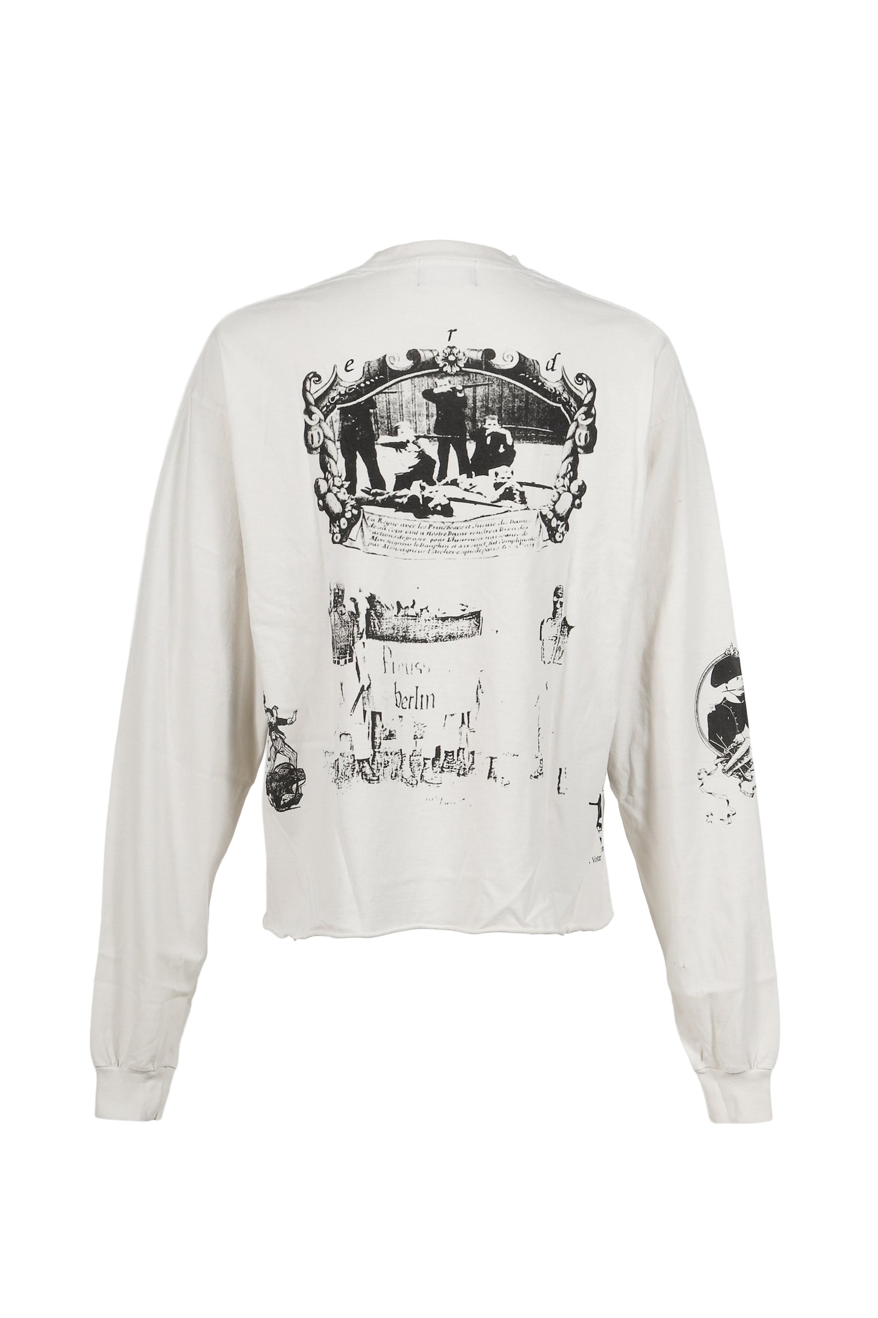 NAPOLEON LS T-SHIRT / FADED WHT