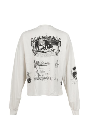 NAPOLEON LS T-SHIRT / FADED WHT
