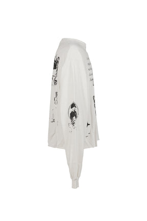 NAPOLEON LS T-SHIRT / FADED WHT