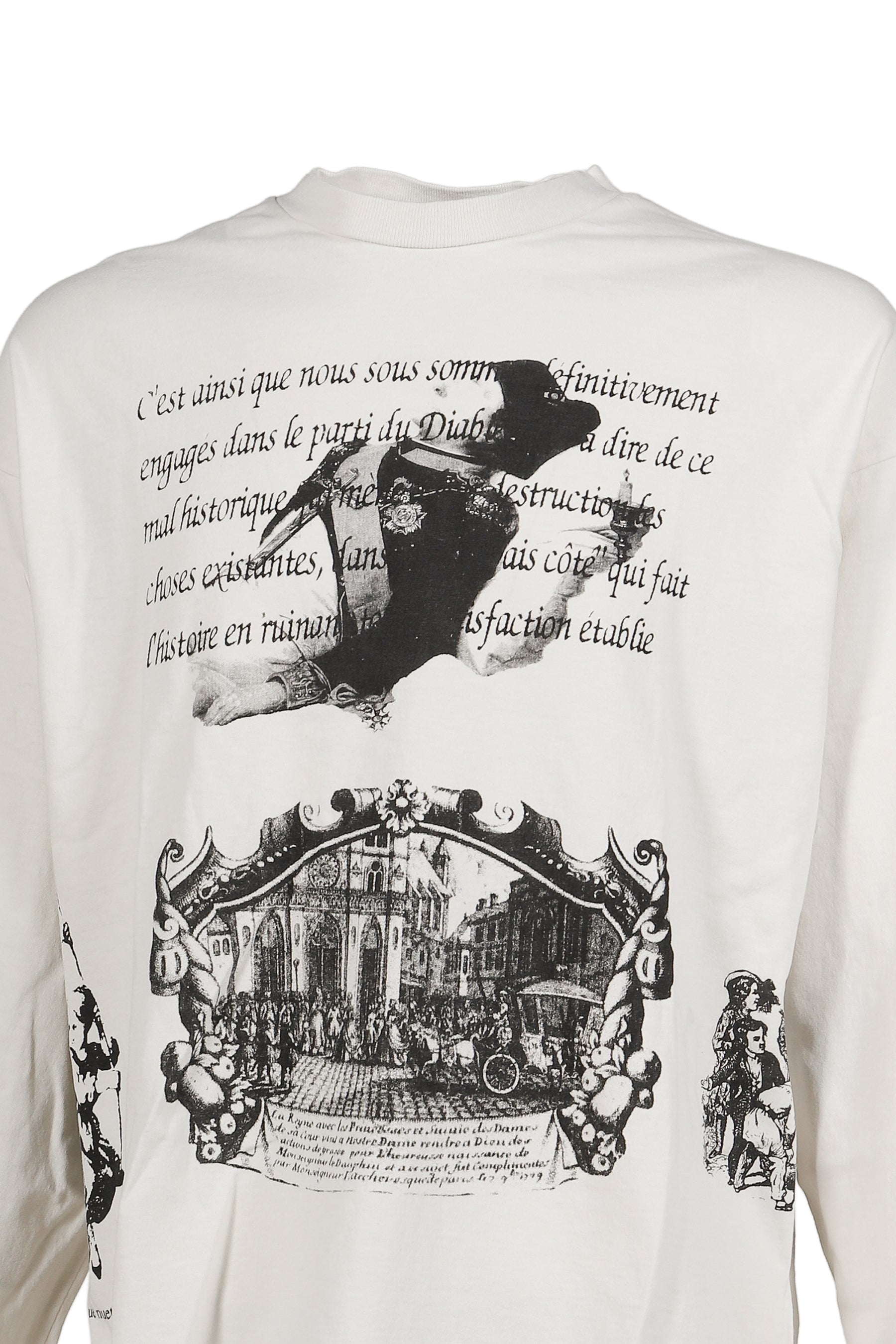 NAPOLEON LS T-SHIRT / FADED WHT