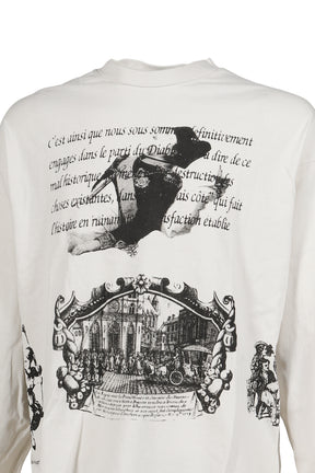 NAPOLEON LS T-SHIRT / FADED WHT