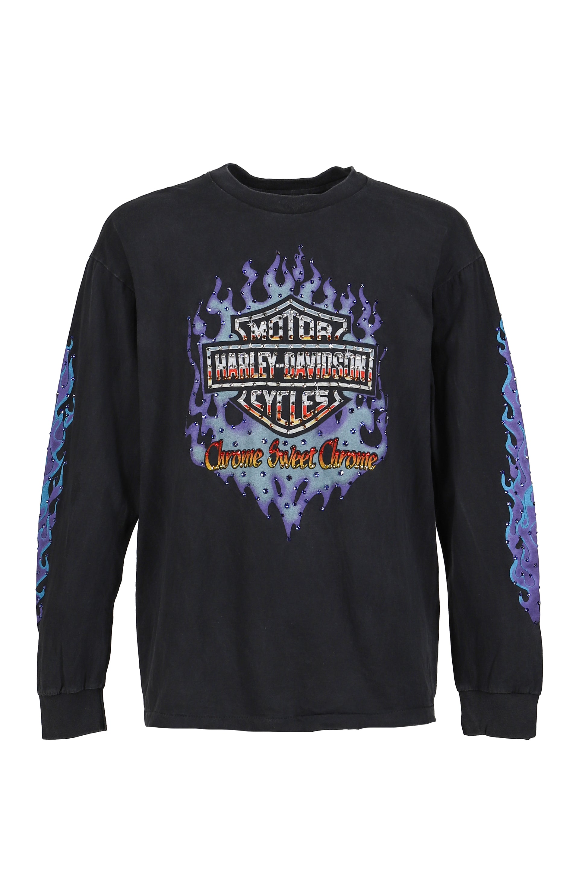 CHROME SWEET LS TEE / BLK