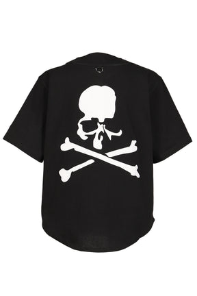 NEW ERA HEAVYWEIGHT BASEBALL. SHIRT / BLK