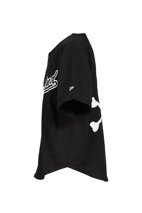 NEW ERA HEAVYWEIGHT BASEBALL. SHIRT / BLK