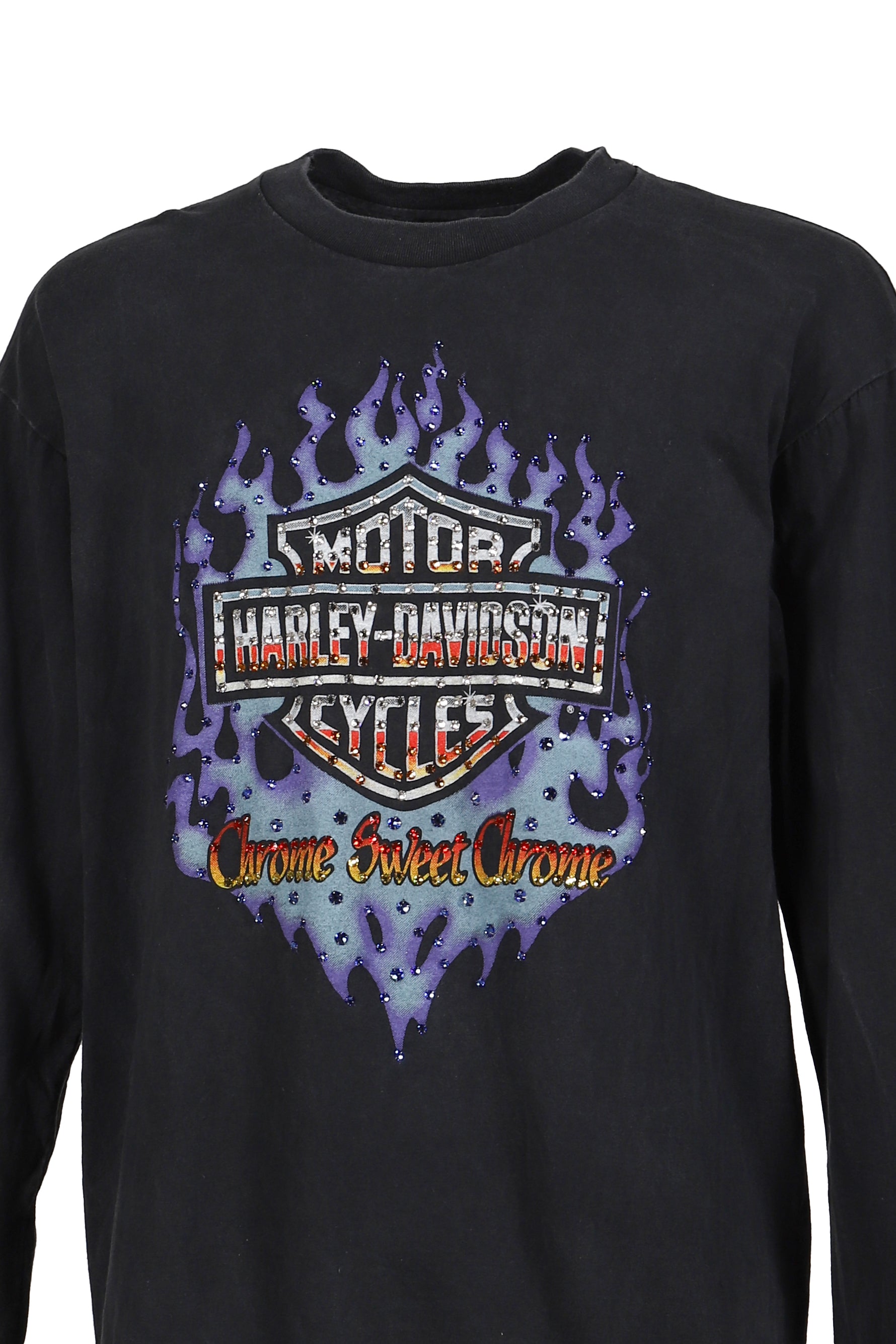 CHROME SWEET LS TEE / BLACK 