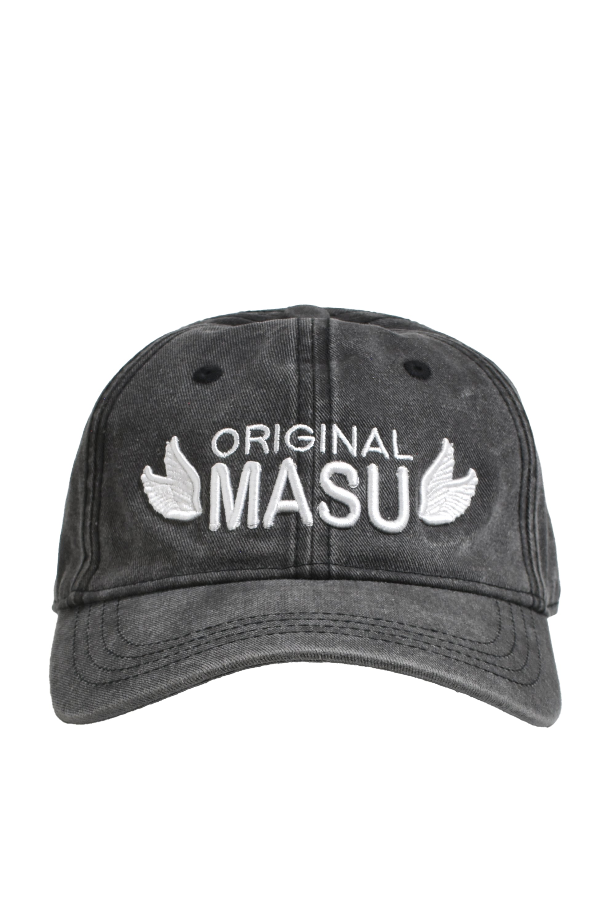 MASU LONG EAR CAP MASU ロングイヤー サテンキャップ BLACK 24ss