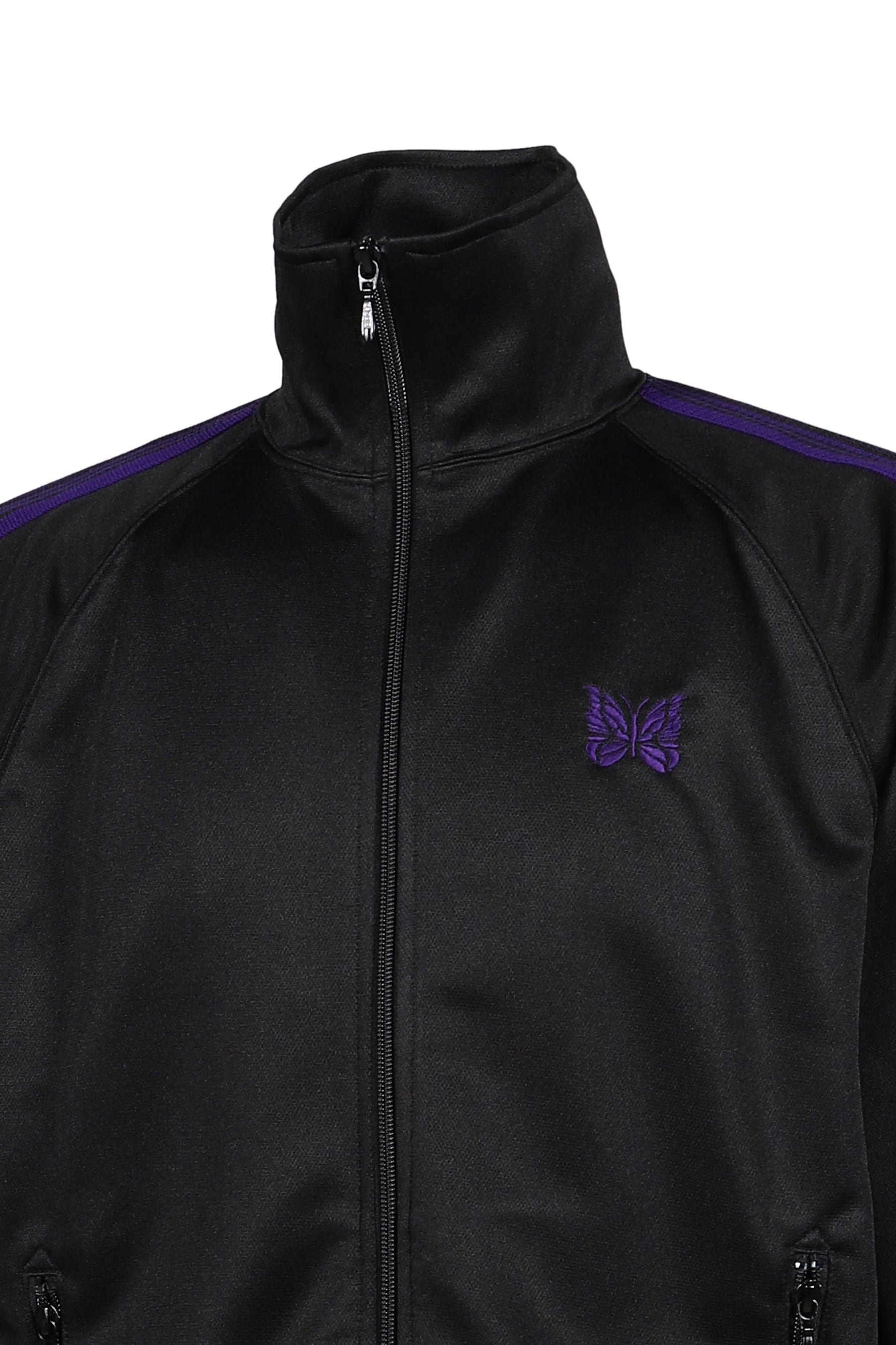 TRACK JACKET - POLY SMOOTH / BLK