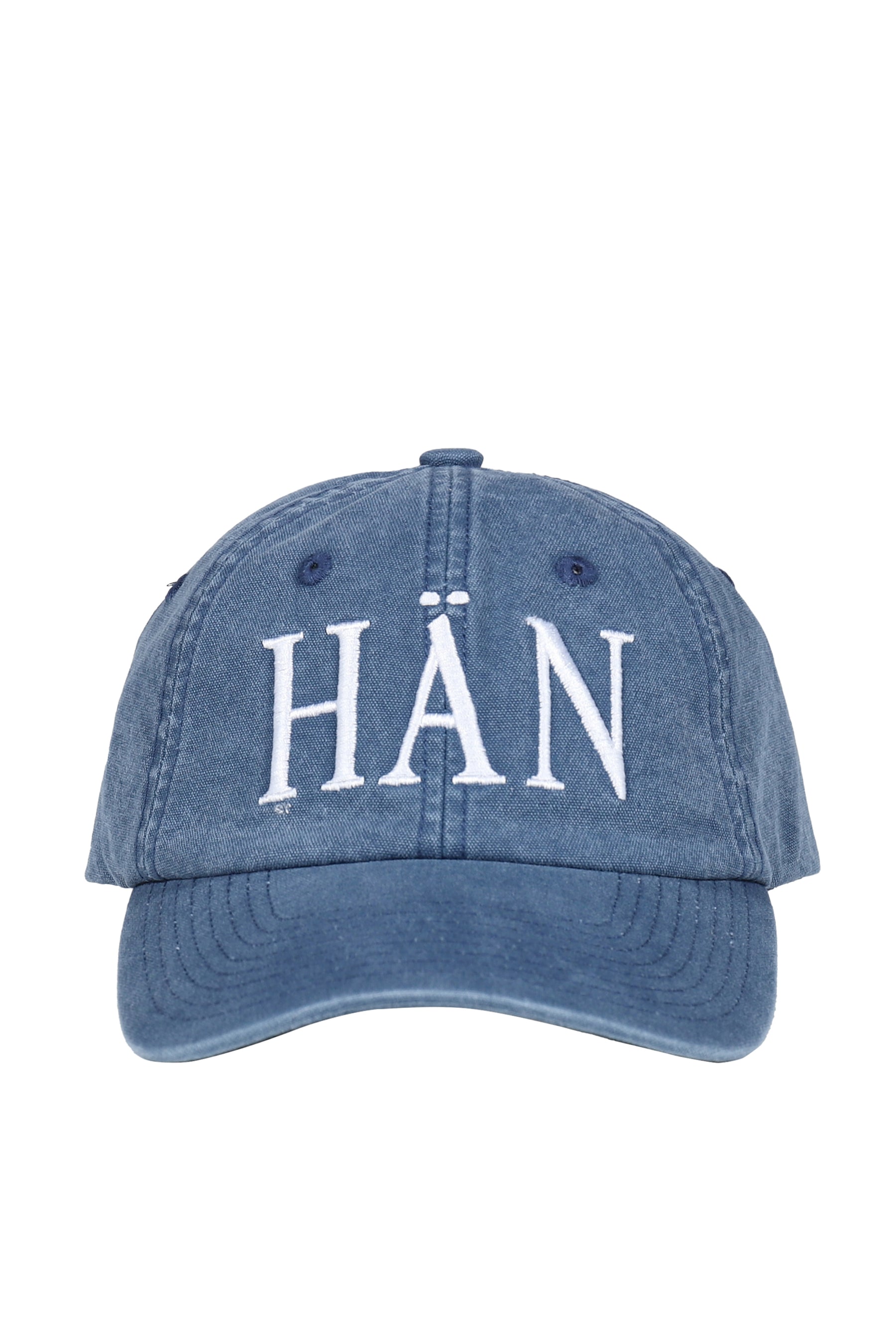 VELCRO CLOSURE AND LOGO CAP / BLUE
