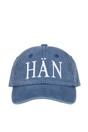 VELCRO CLOSURE AND LOGO CAP / BLUE