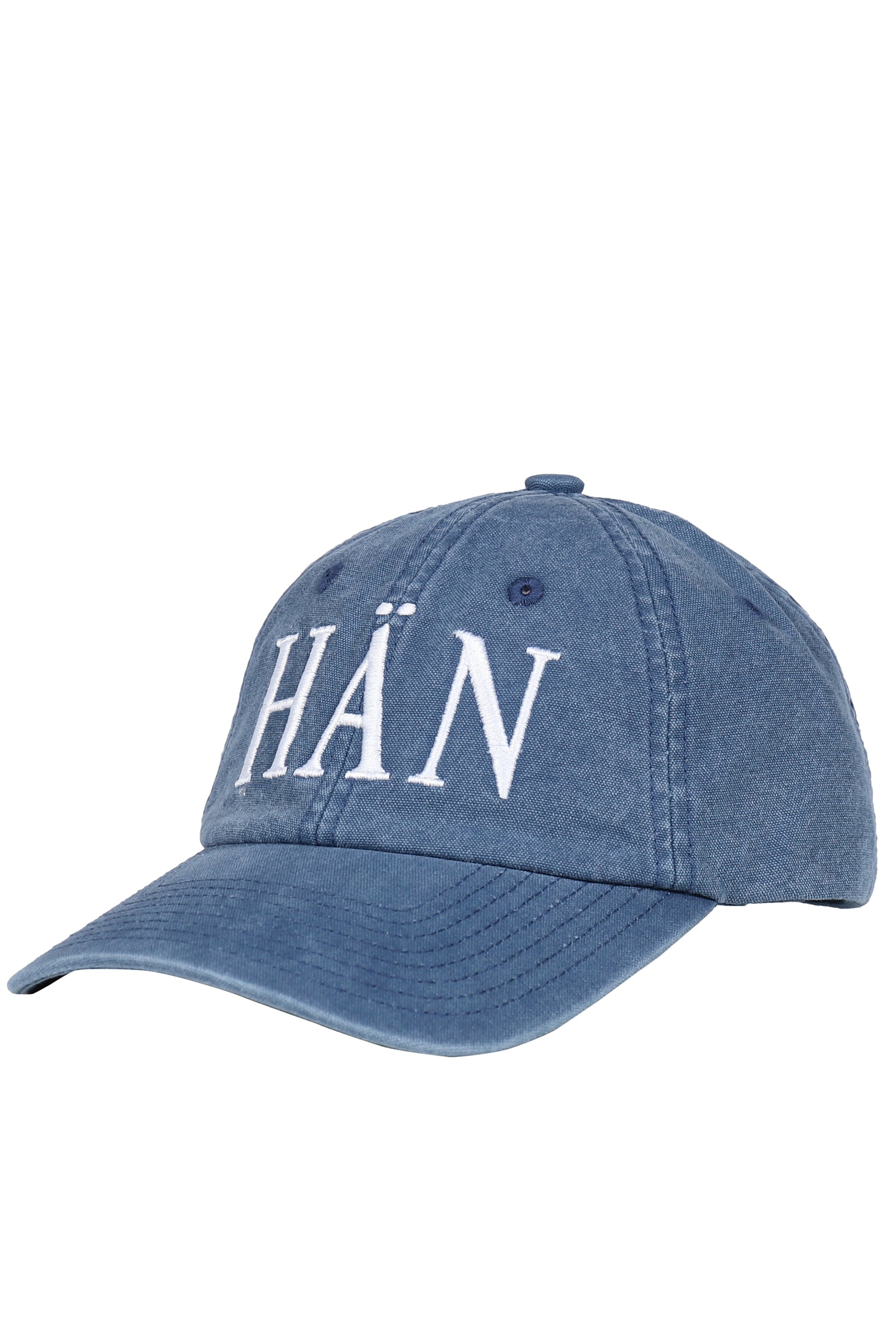 VELCRO CLOSURE AND LOGO CAP / BLUE