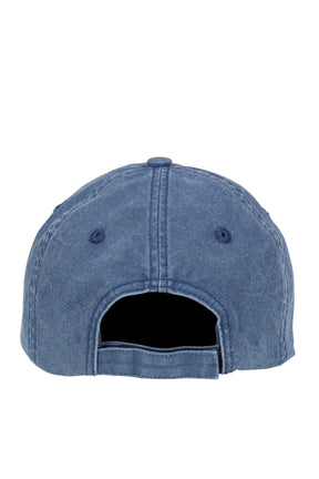 VELCRO CLOSURE AND LOGO CAP / BLUE