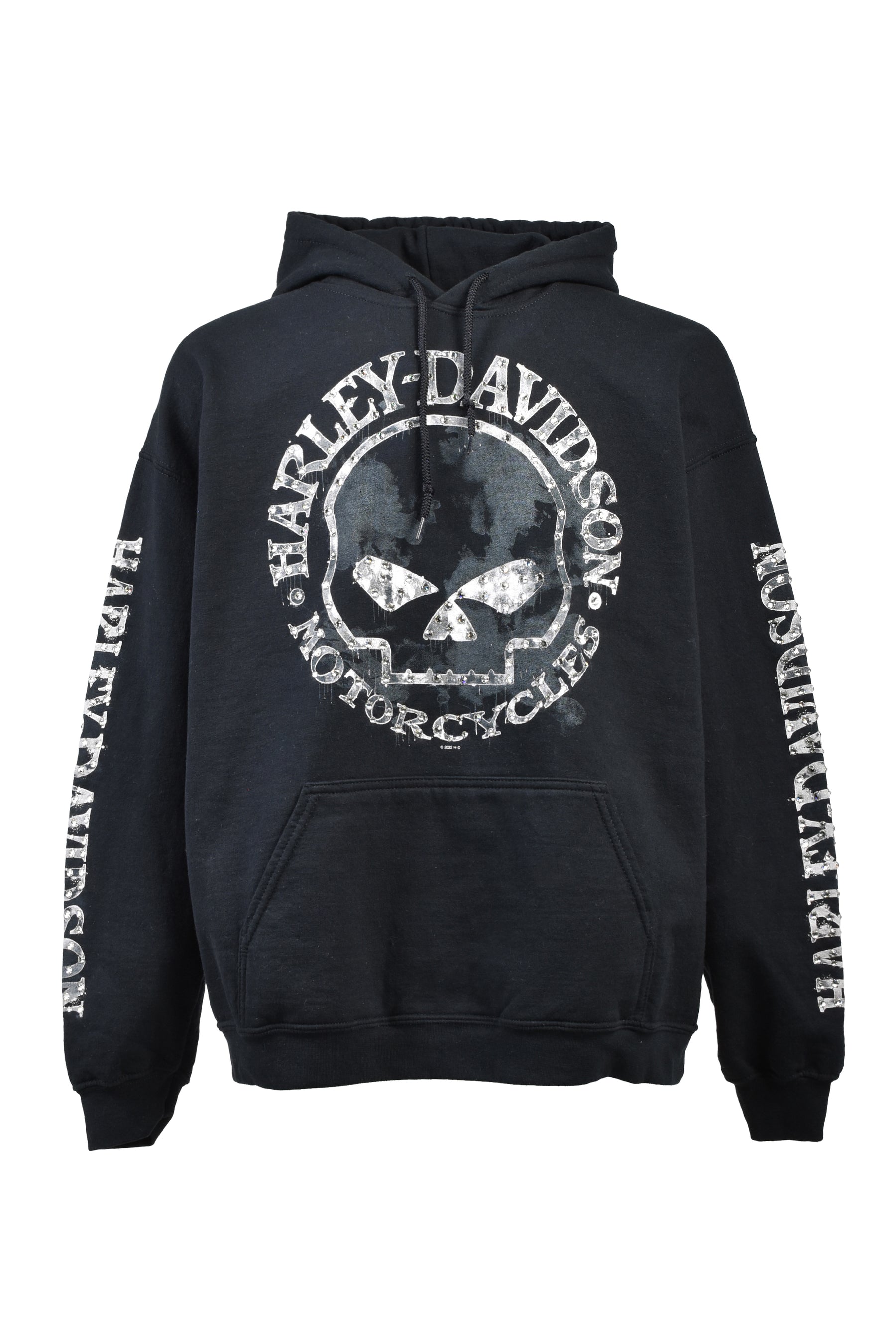 SKULL HOODIE / BLK