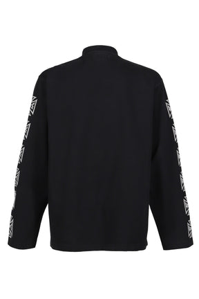 VETEMENTS BIKER CROSS SLEEVES LONGSLEEVE / BLK