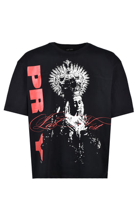 PRAY MARIA T-SHIRT / BLK