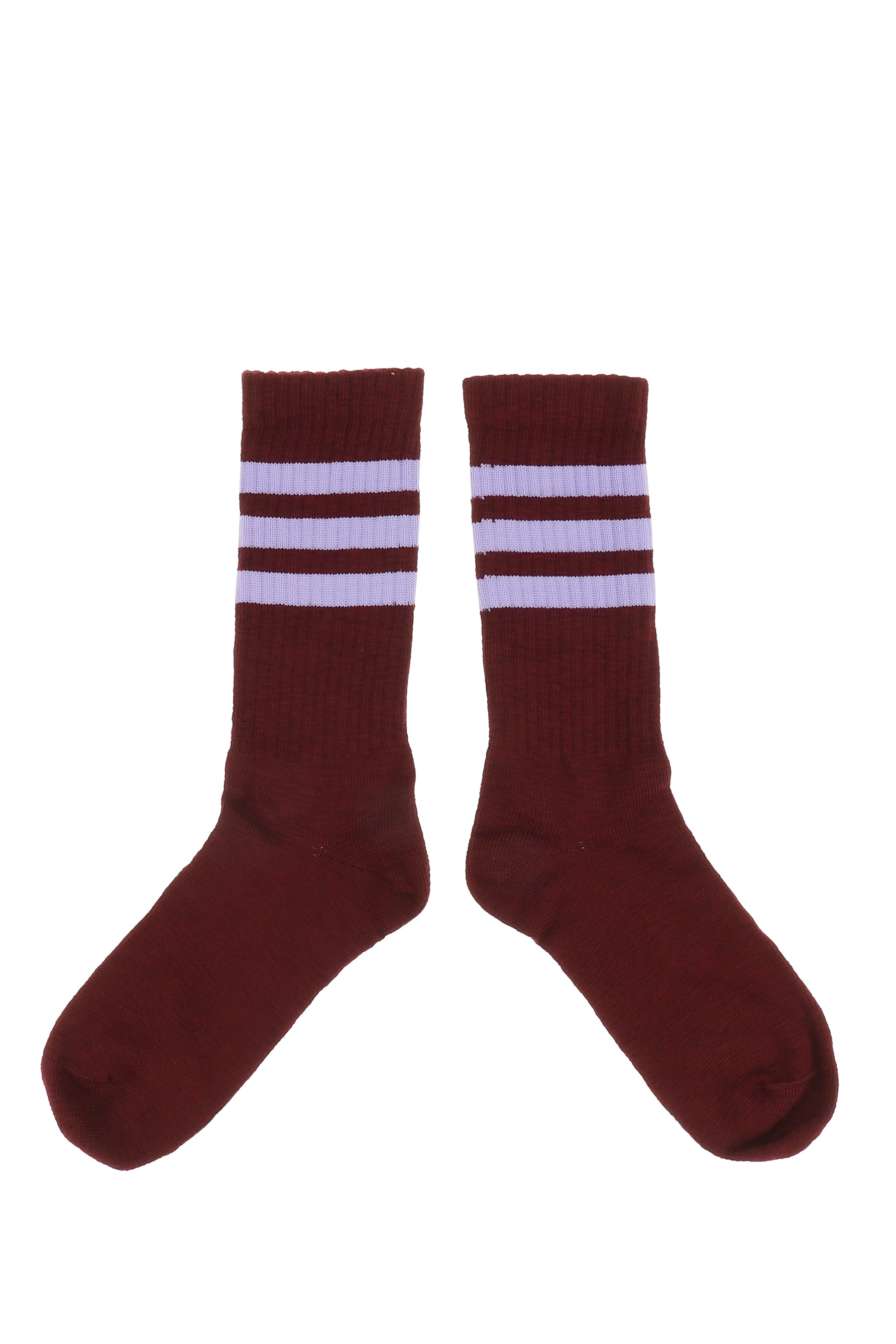 WB 3S CREW SOCK / MARRON / WONDER QUARTZ