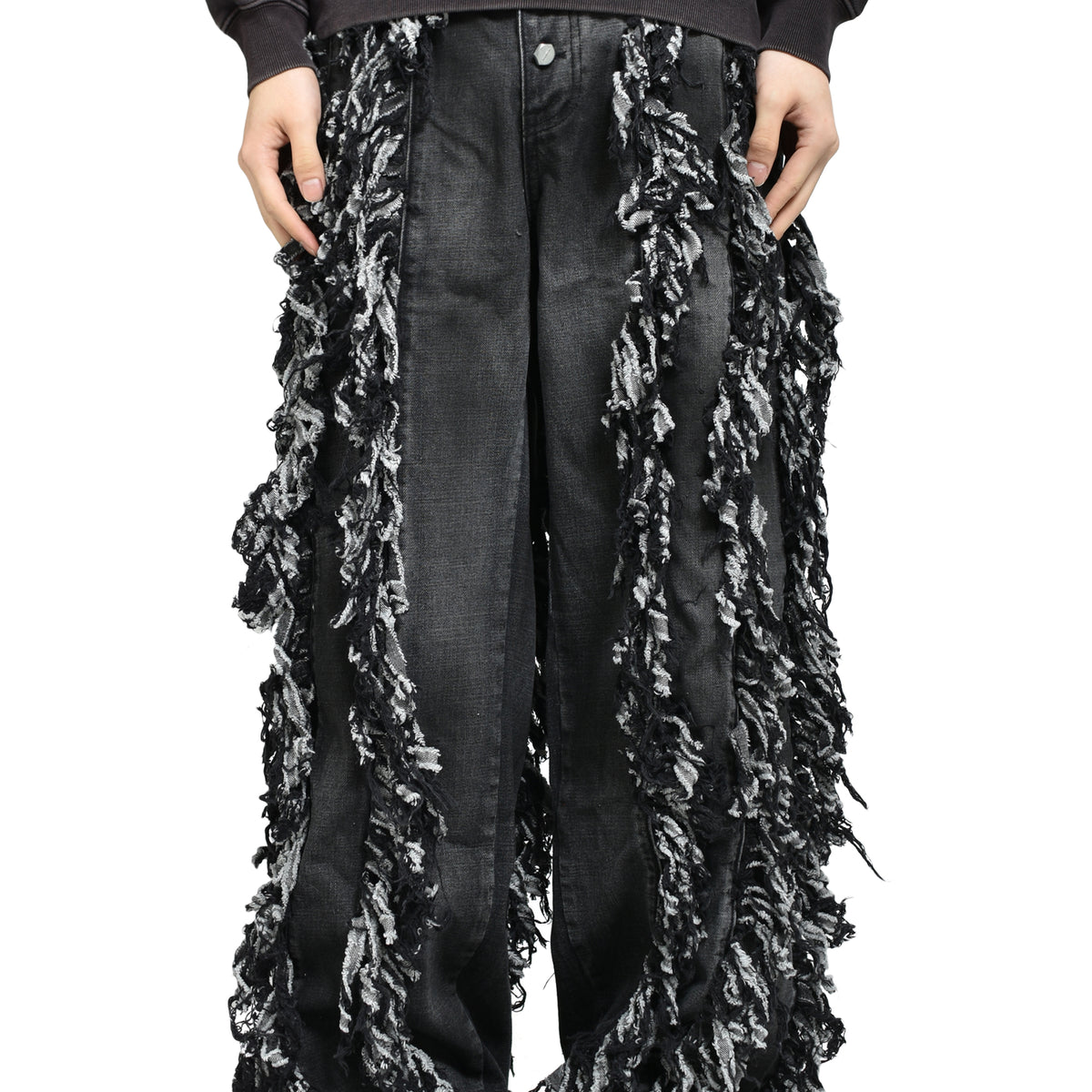 Thug Club サグクラブ FW25 ANGELS DENIM PANTS / BLK - NUBIAN ヌビアン