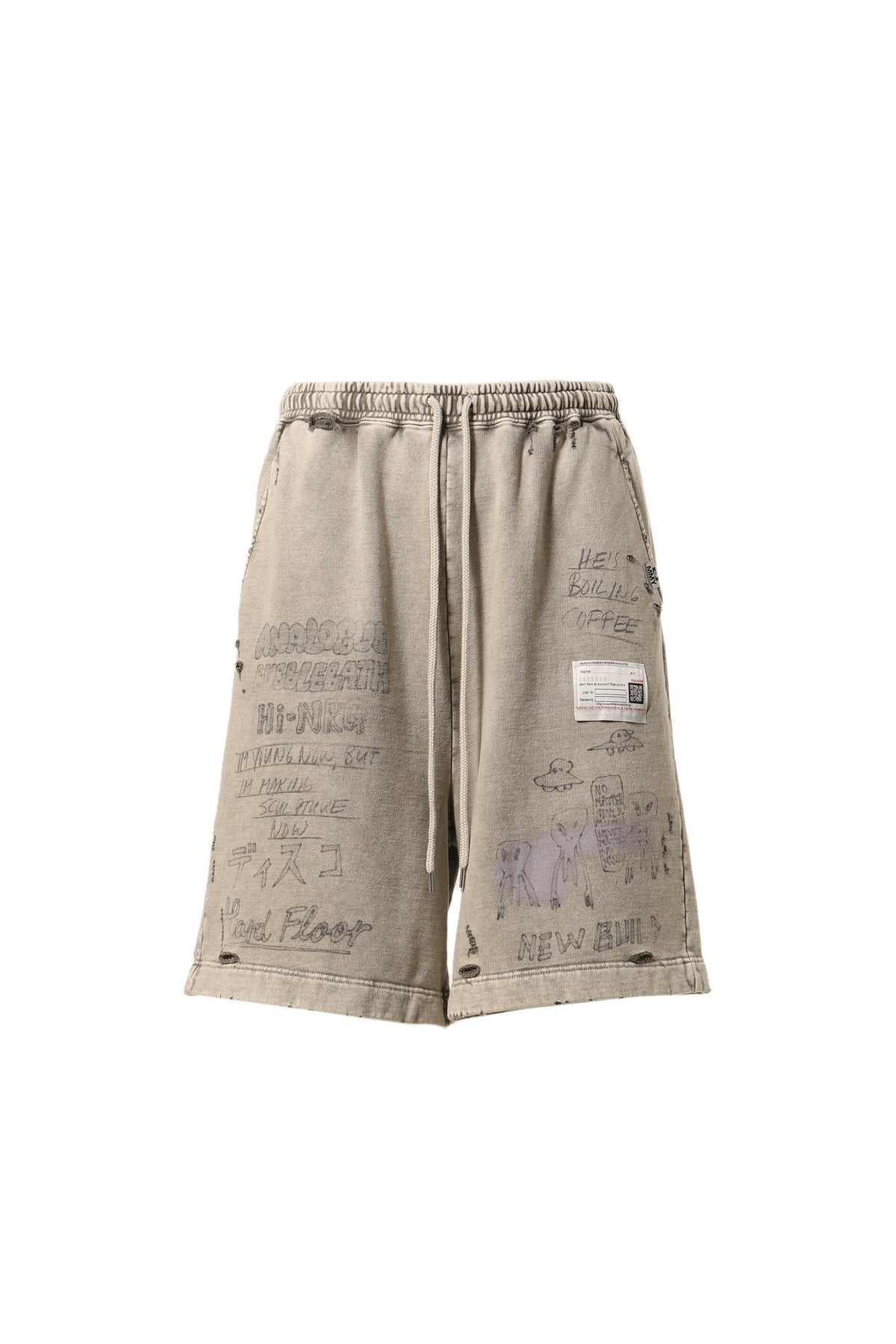 BLEACHED SHORTS/BEI